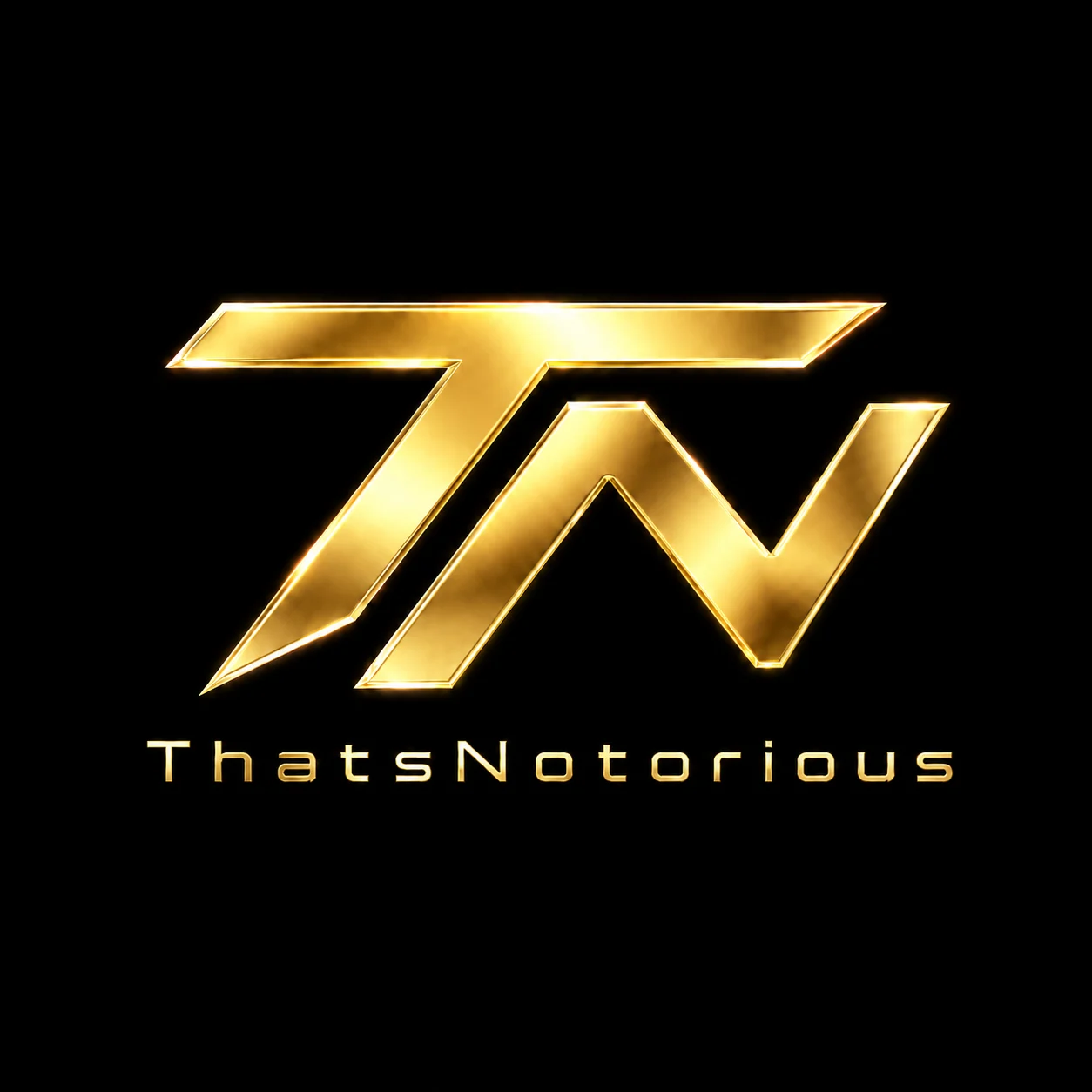 ThatsNotorious gold logo